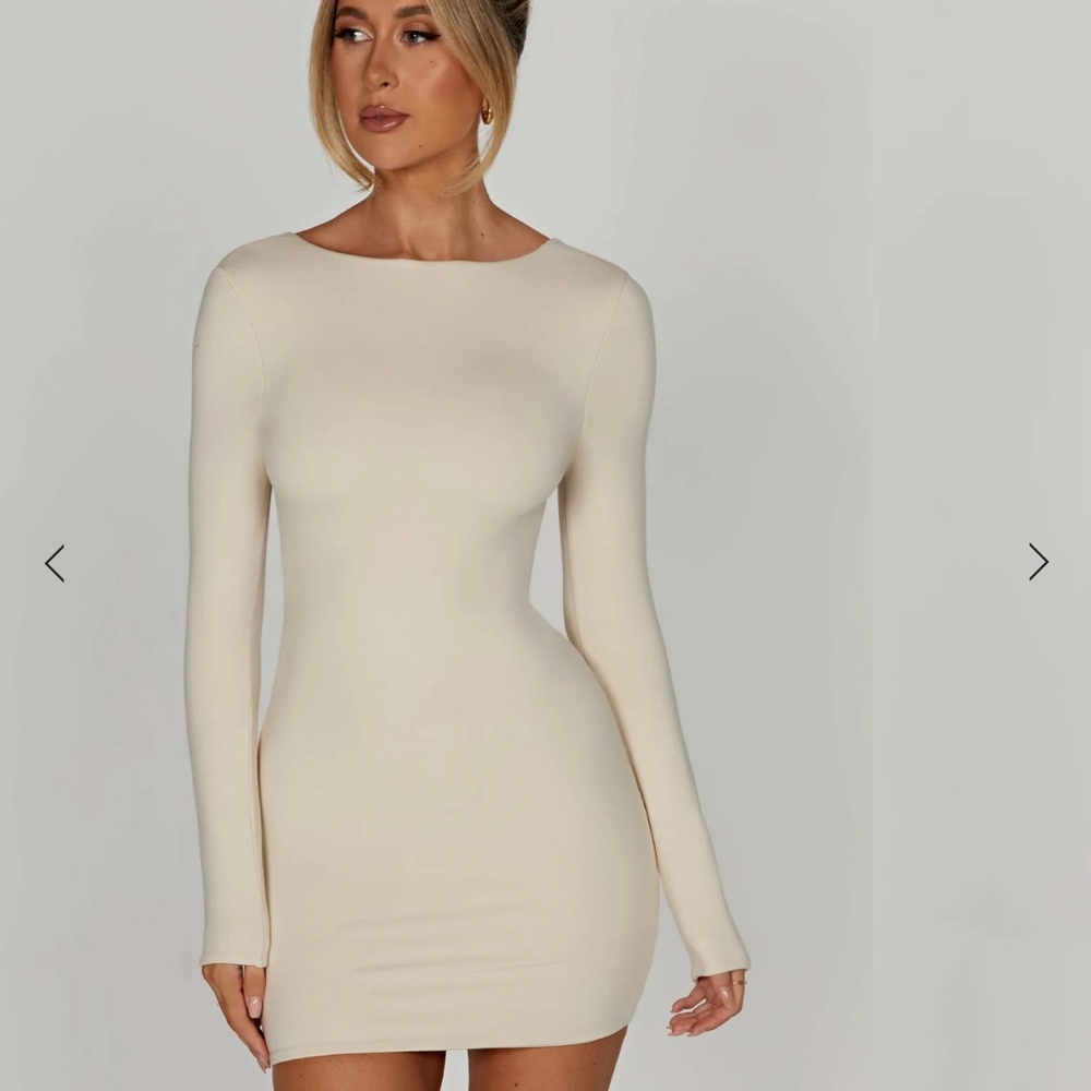 BABYBOO LIANA MINI DRESS - CREAM